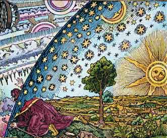 Woodcut 16th Cent. Discovering the Heavens 24resized